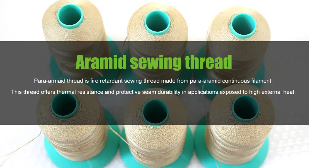 Aramid Sewing Thread Cutting Wear Resistant Aramid Sewing Thread