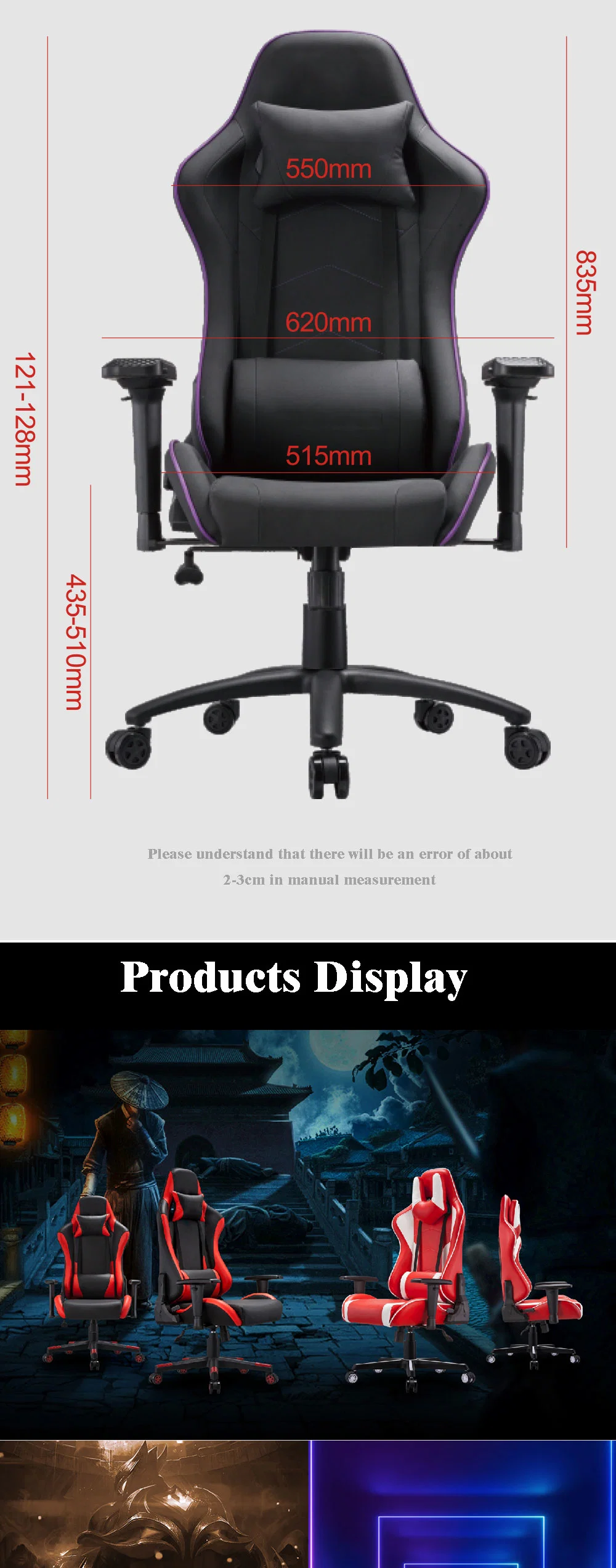 Popular Design New Series Computer Gaming Office Chair PC Gamer Racing Style Ergonomic Comfortable Leather Gaming Chair Racing Games Chair