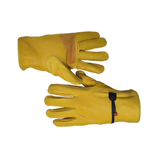 Leather Tough Cowhide Work Gardening Gloves for Women Thorn Proof Working Gloves for Weeding, Digging, Planting Luvas Guantes