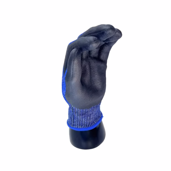 Hppe Anti Cut Resistant Knife Proof Double DIP Sandy Nitrile Coated Safety Work Labor Gloves for Industrial Working