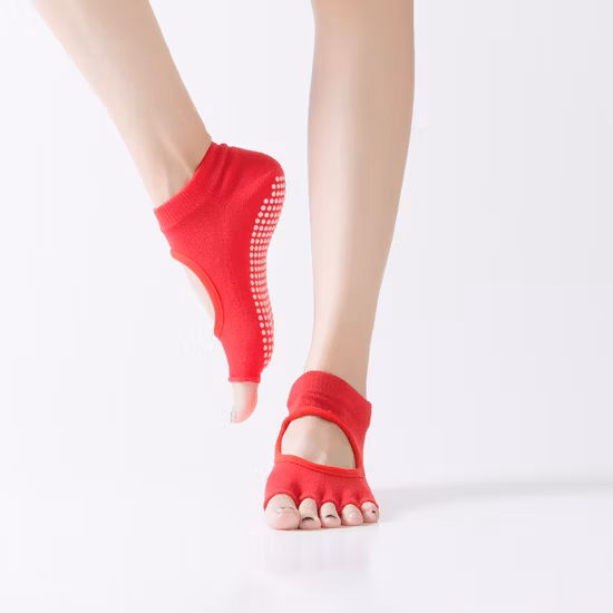 New Style Cotton Antislip Pilates Yoga Women Finger Five