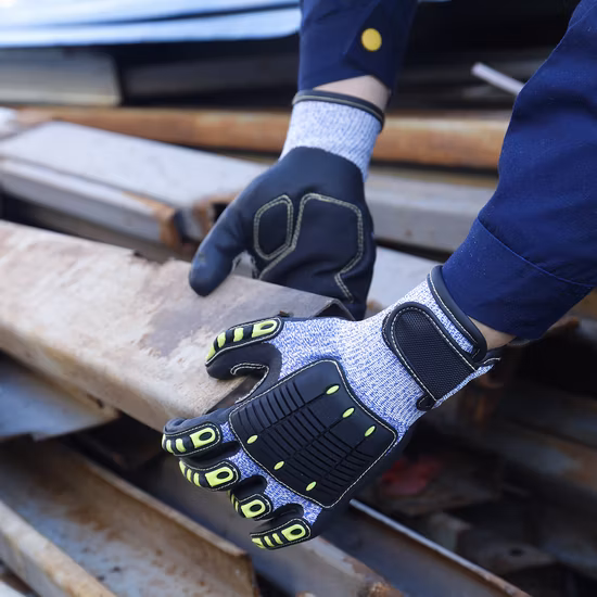 Industrial Seamless Mechanic Work Safety Labor Working Cut Resistant Protective Latex Nitrile Hand Glove