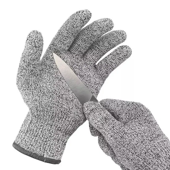 Cut Resistant Fishing Hppe Protective Level 5 Protection Food Grade Kitchen Thin Safety Work Anti Cut Gloves for Hand Safety