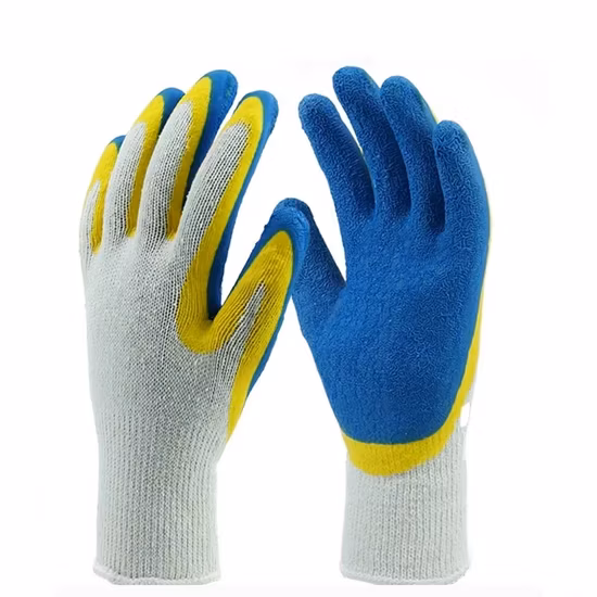Comfortable Breathable Durable Protective Industrial Latex Foam Coated Labor Safety Working Glove