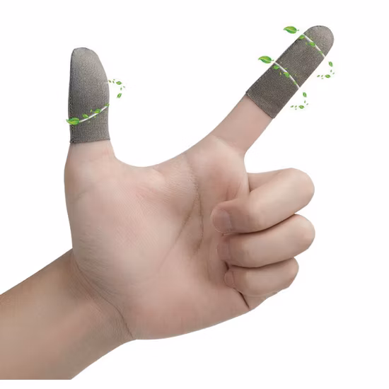 Game Controller Sweat Proof Thumb Sleeve Sensitive Touch Screen Gaming Finger Hand Gaming Gloves